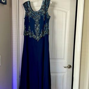 Teal Evening Gown worn once to a Wedding